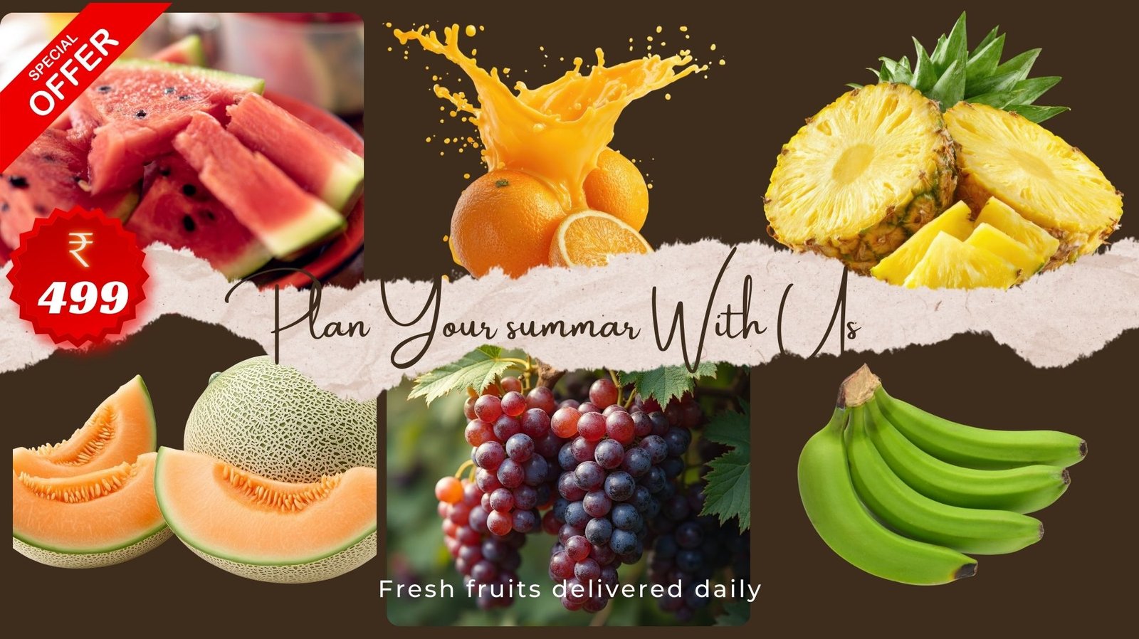 Fresh summer fruits Combo